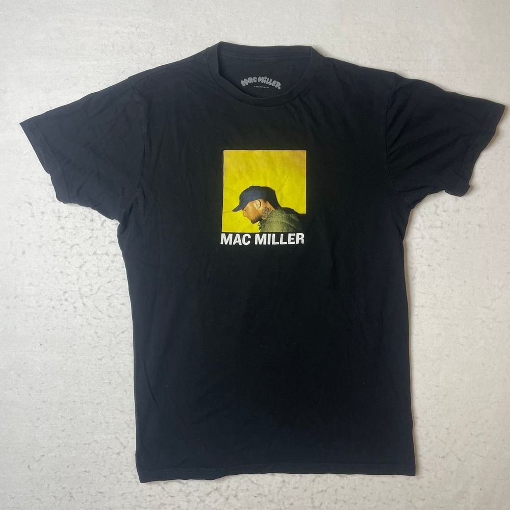 Mac Miller‎ Graphic T Shirt Black L G Hip Hop Rap Music Concert Merch